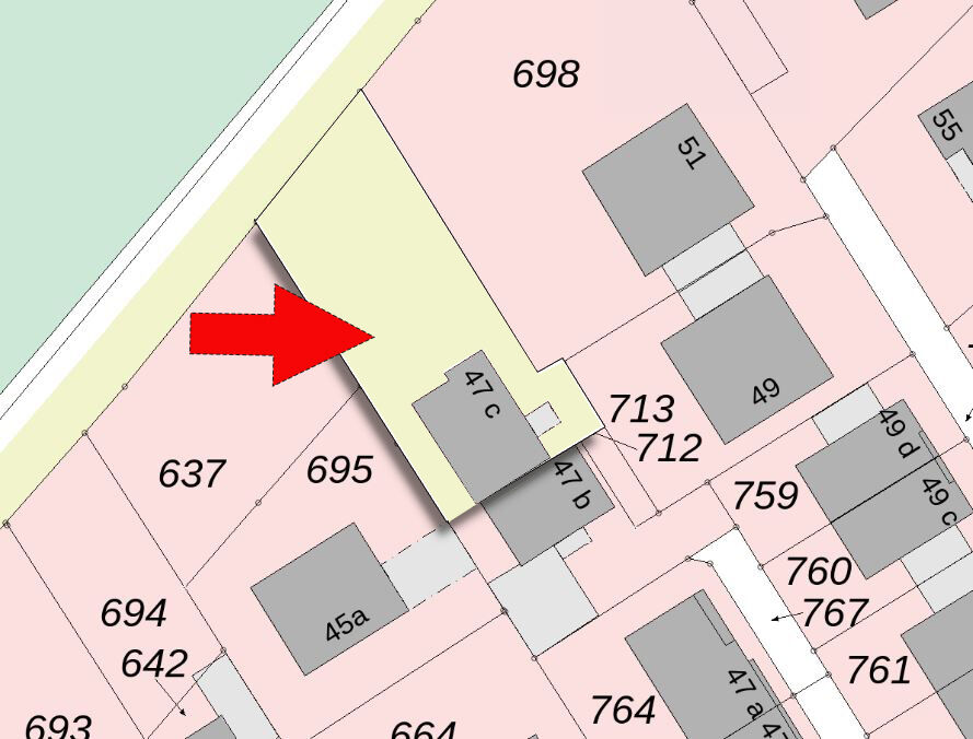 Lageplan Einfamilienhaus Bocholt