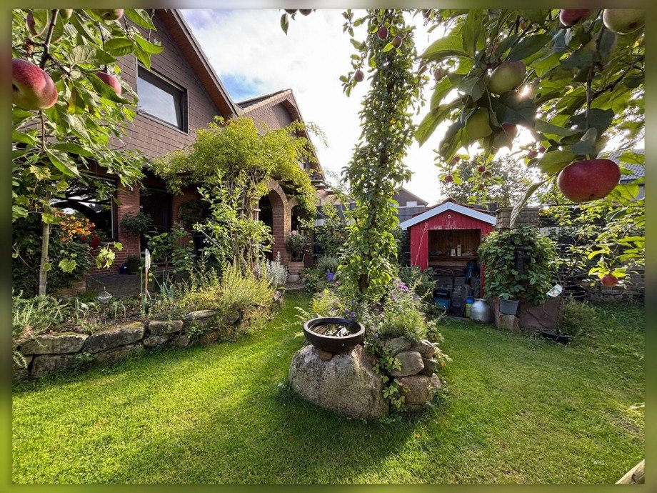 R�ckansicht - Garten Doppelhaush�lfte Reken / Gro� Reken