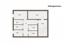 Kellergeschoss Ebenerdig wohnen in begehrter Borkener Lage: individuelle 3-Zimmer-Neubauwohnung