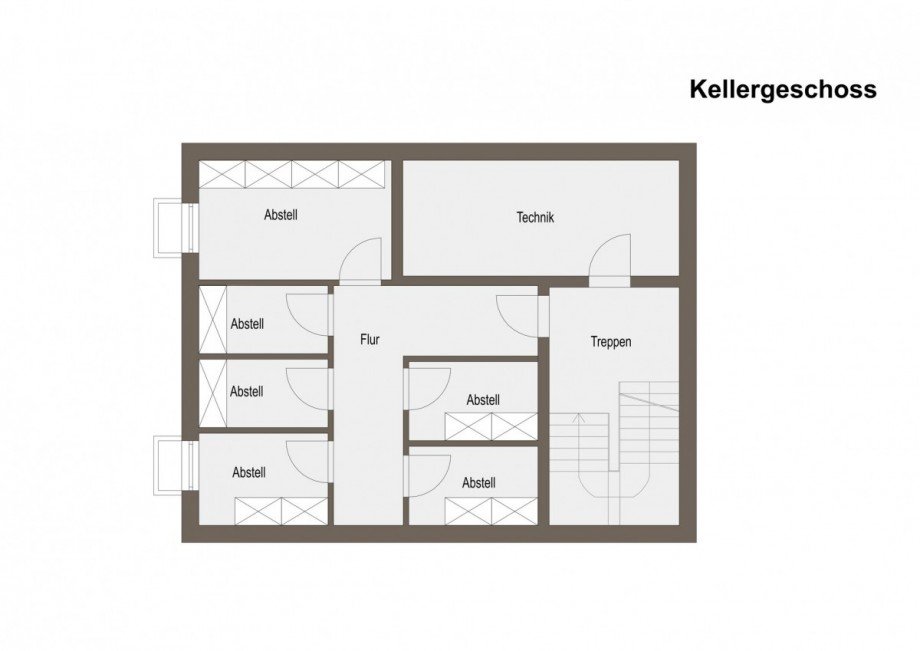 Kellergeschoss Erdgeschosswohnung Borken