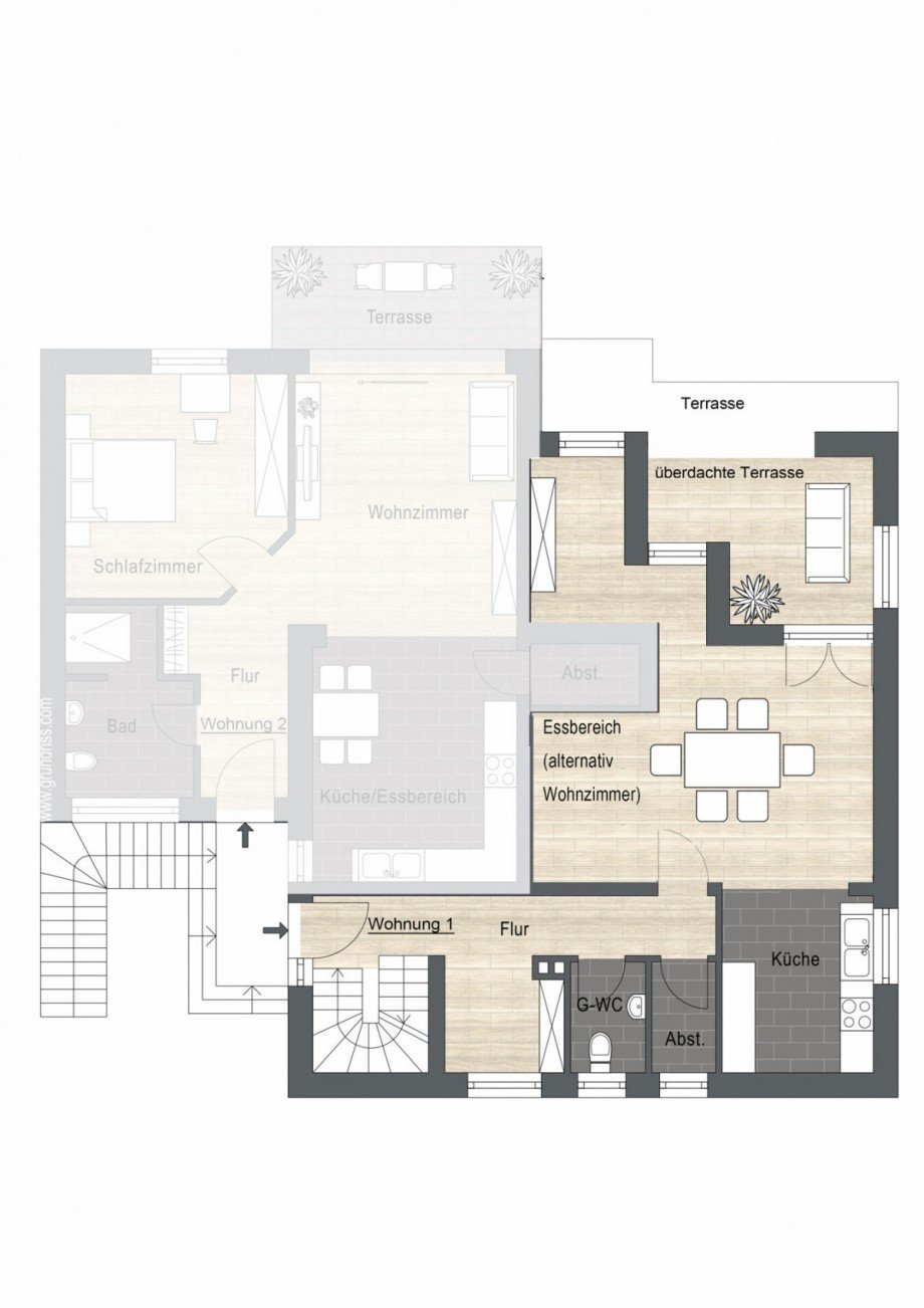 Erdgeschoss Einfamilienhaus Borken / Gemen