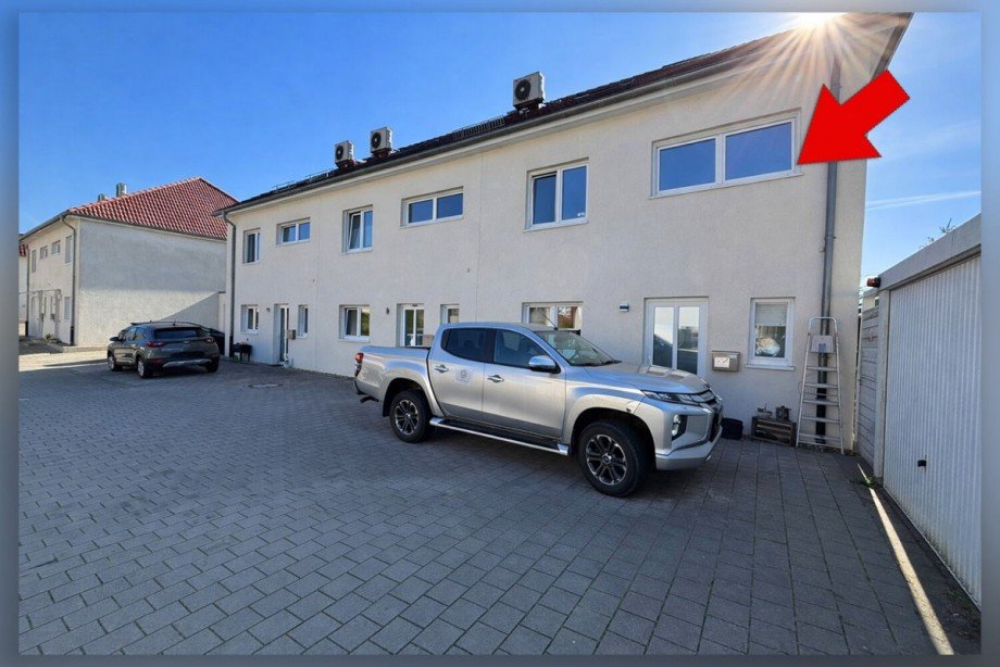 Au�enansicht mit PKW Stellpl�tzen Reihenendhaus Borken / Burlo