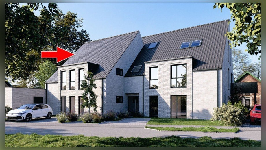 Vorderansicht Dachgeschosswohnung Borken