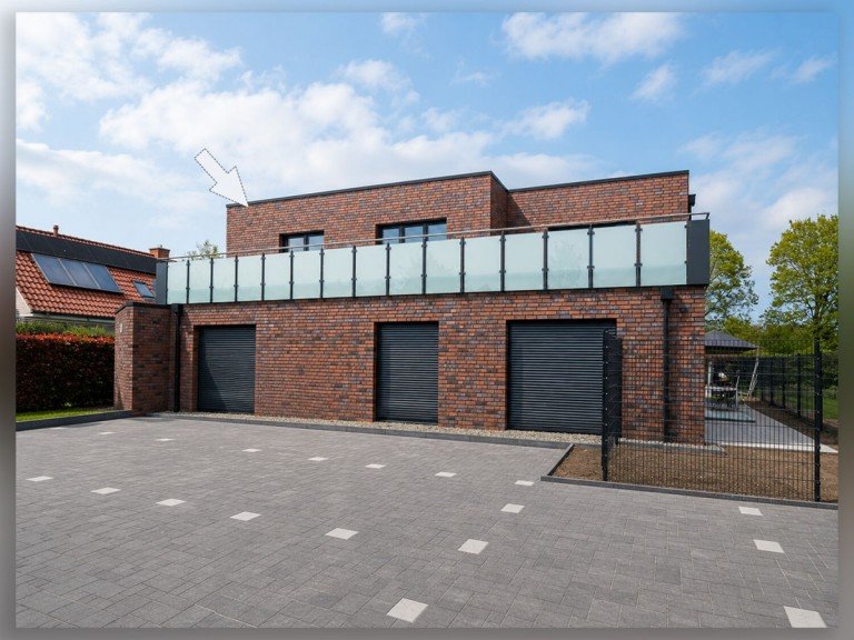 Au�enansicht - Stellpl�tze Vreden Penthousewohnung Erstbezug in Vreden: moderne Penthousewohnung mit gro�er Dachterrasse