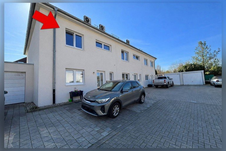 Au�enansicht - PKW Stellpl�tze + Fahrradgaragen Borken / Burlo Reihenendhaus Familienfreundliches Zuhause mit viel Platz in Borken-Burlo