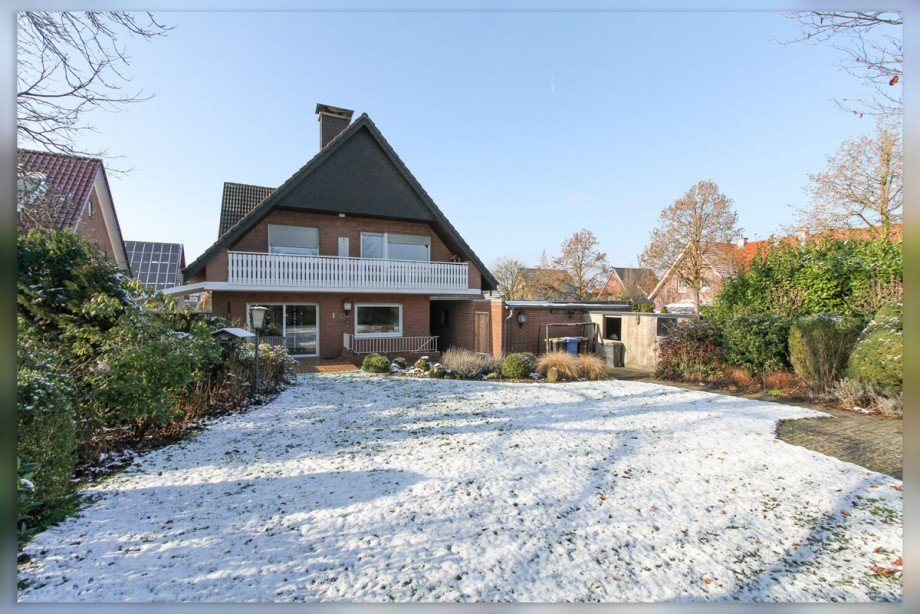 R�ckansicht - Garten Zweifamilienhaus Heiden