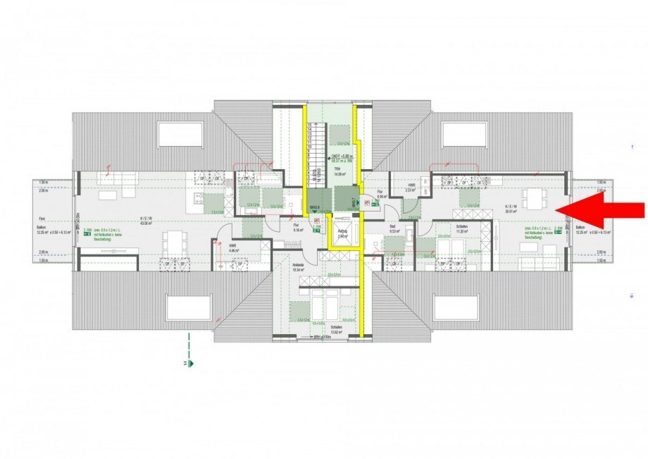 Dachgeschoss Lageplan Dachgeschosswohnung Borken