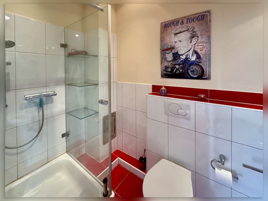 Duschbad im Spitzboden Doppelhaush�lfte Bocholt / Biemenhorst