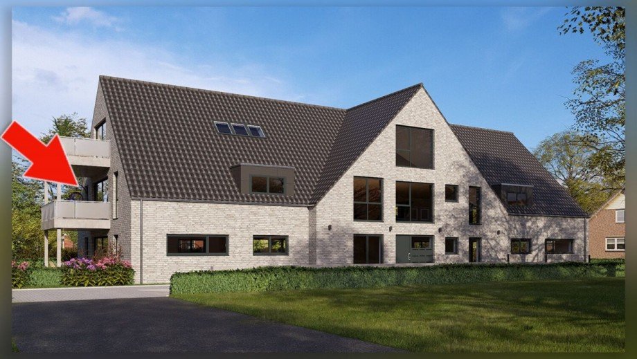 Au�enansicht Dachgeschosswohnung Borken