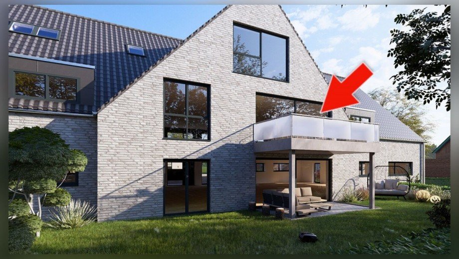 Au�enansicht Dachgeschosswohnung Borken