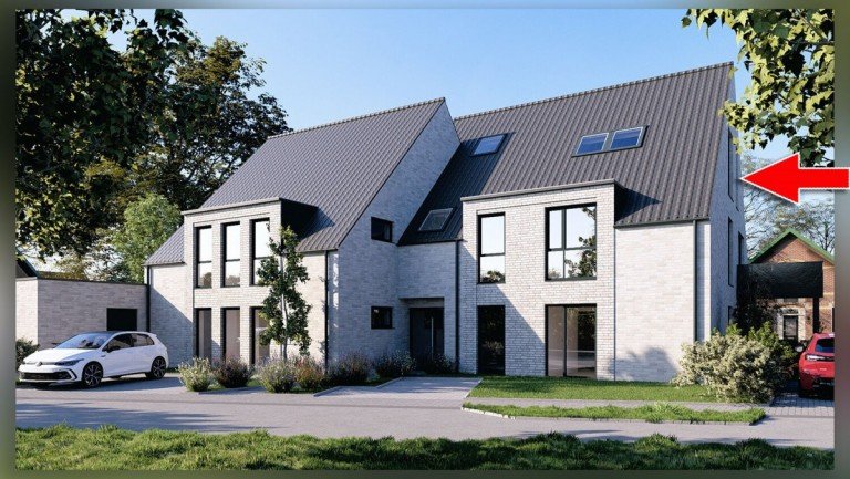 Vorderansicht Borken Dachgeschosswohnung Clever geschnitten im Dachgeschoss: energieeffiziente 2-Zimmer-Neubauwohnung in Toplage