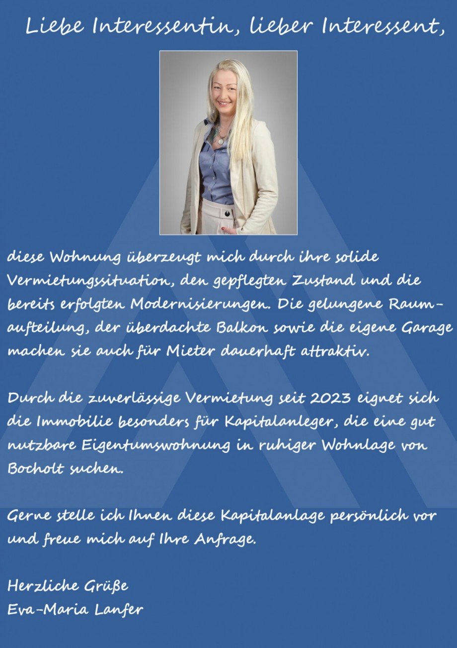 Empfehlung Etagenwohnung Bocholt