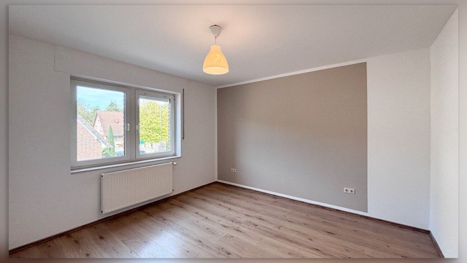 Schlafzimmer im Dachgeschoss Maisonettewohnung Borken
