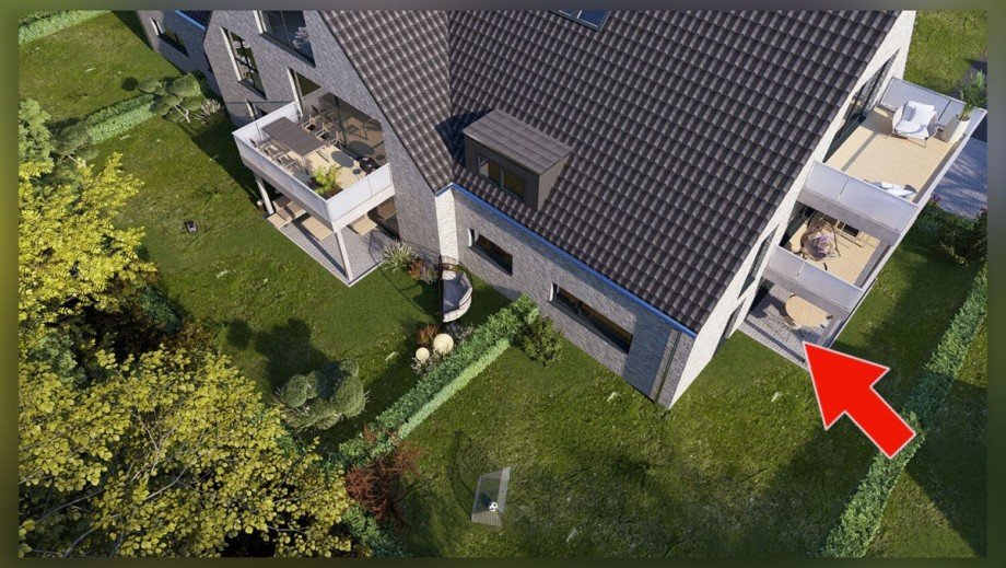 Luftbild Erdgeschosswohnung Borken