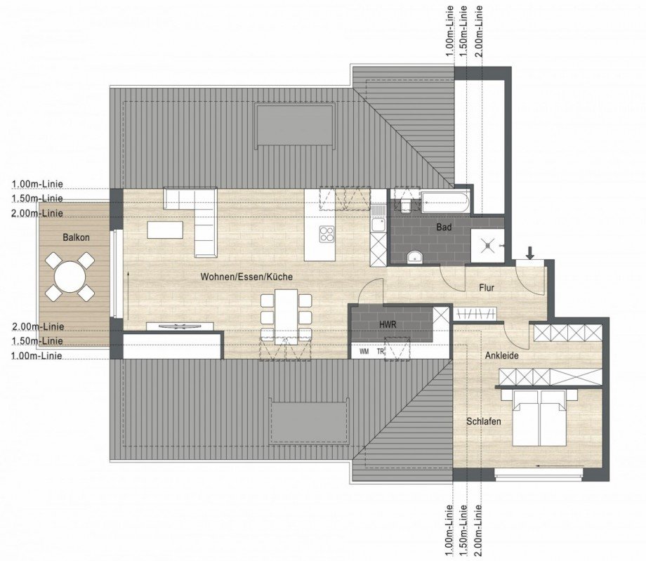 Dachgeschoss W8 Dachgeschosswohnung Borken