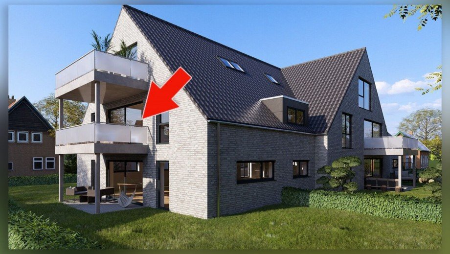 Balkon Dachgeschosswohnung Borken
