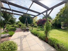 Gartenansicht - Terrasse Eindrucksvolles Anwesen in idyllischer Lage am Stadtrand von Bocholt