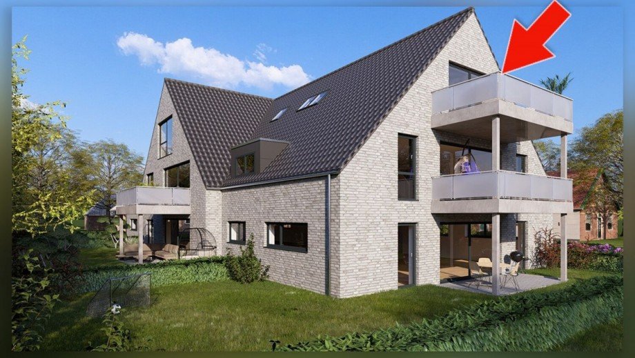 Balkon Dachgeschosswohnung Borken