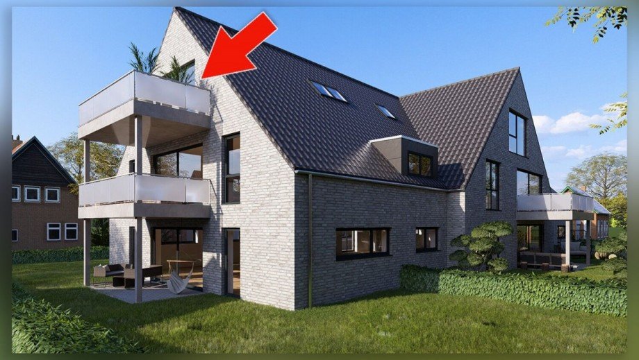 Balkon Dachgeschosswohnung Borken