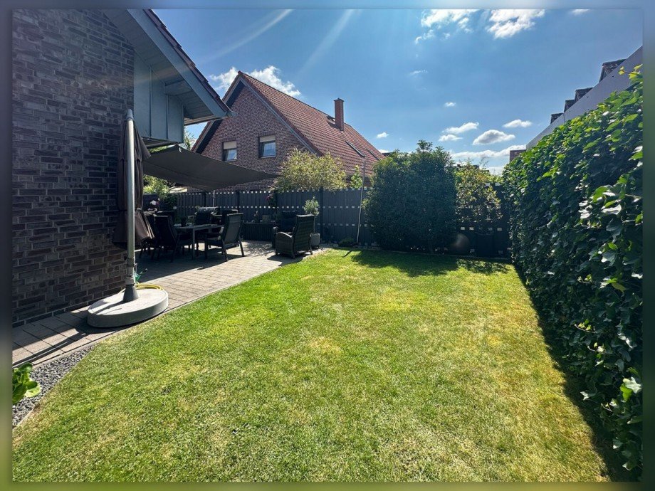 Gartenansicht Doppelhaush�lfte Borken